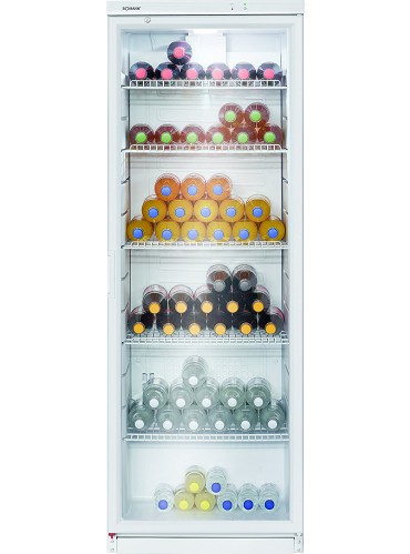 Bomann Glastür-Kühlschrank KSG 239 / 320 Liter / Für den gewerblichen Gebrauch